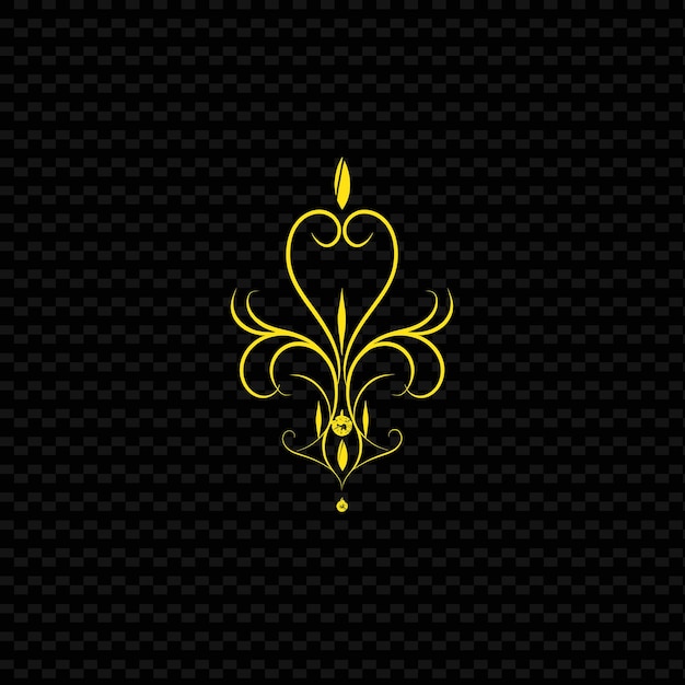 PSD logo élégant de monogramme d'orchidée avec design vectoriel créatif tourbillonnant de la collection nature