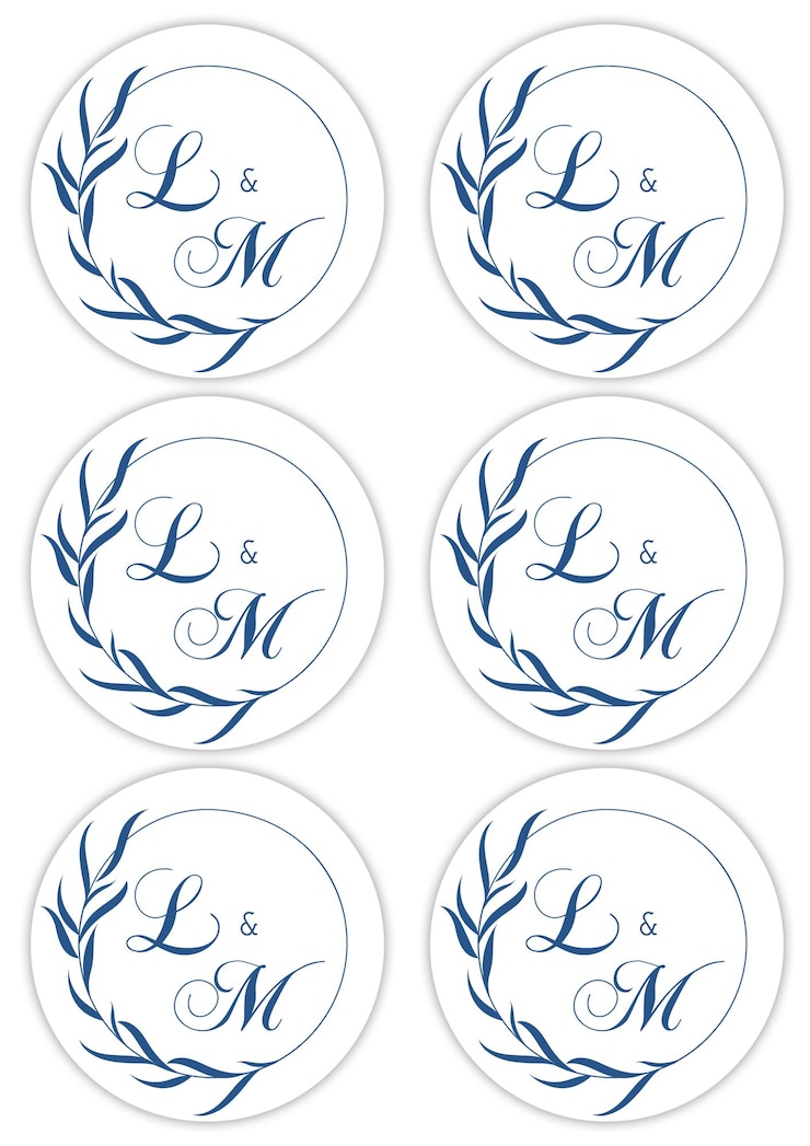 PSD logo em formato circular