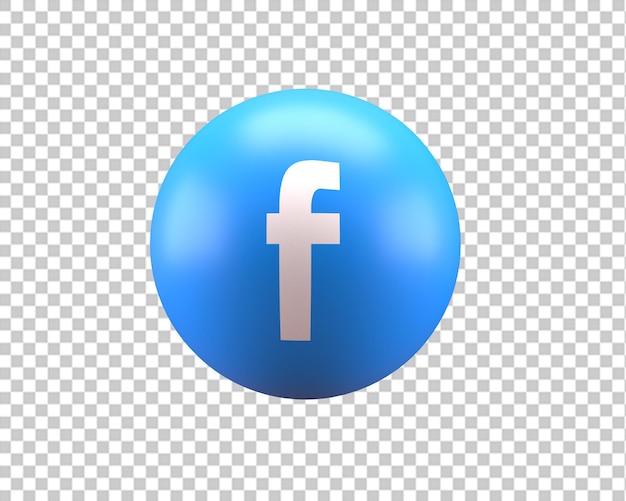 Logo Facebook 3d