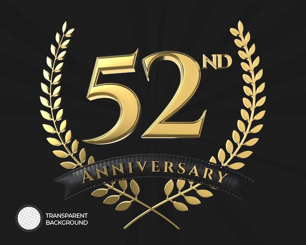Logo für das 52. Jubiläum 3d
