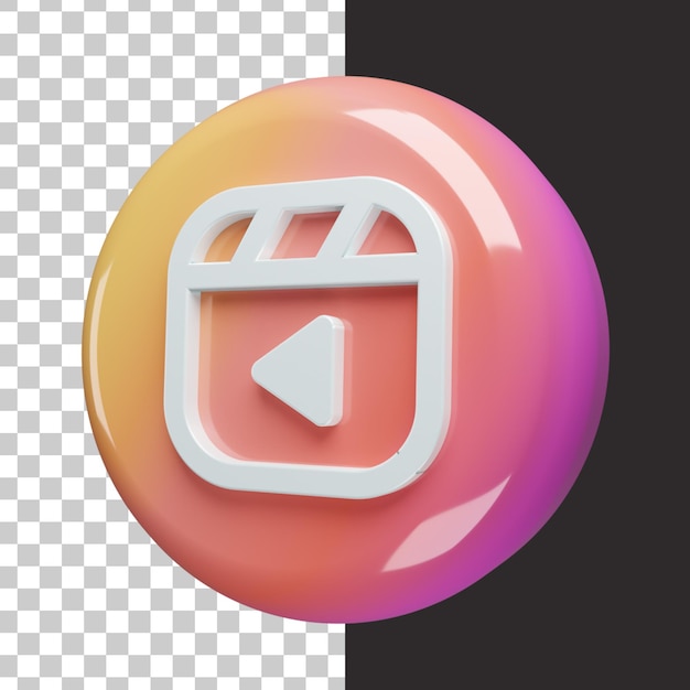 logo lucido delle bobine di instagram
