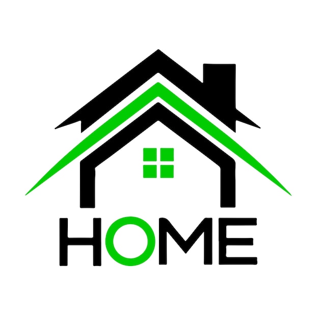 un logo de la maison avec le mot maison dessus