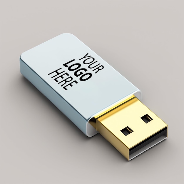 Logo De Maquette De Clé Usb