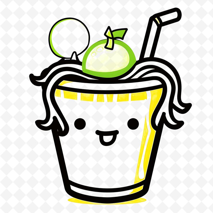 PSD logo de la margarita à la courge aux spaghettis avec une boisson d'inspiration tropicale png