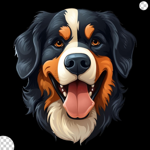 Le Logo De La Mascotte Du Chien D'appenzeller Est Transparent.