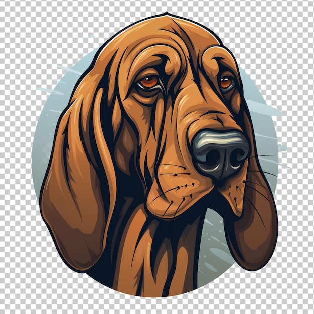 PSD logo de la mascotte du limier