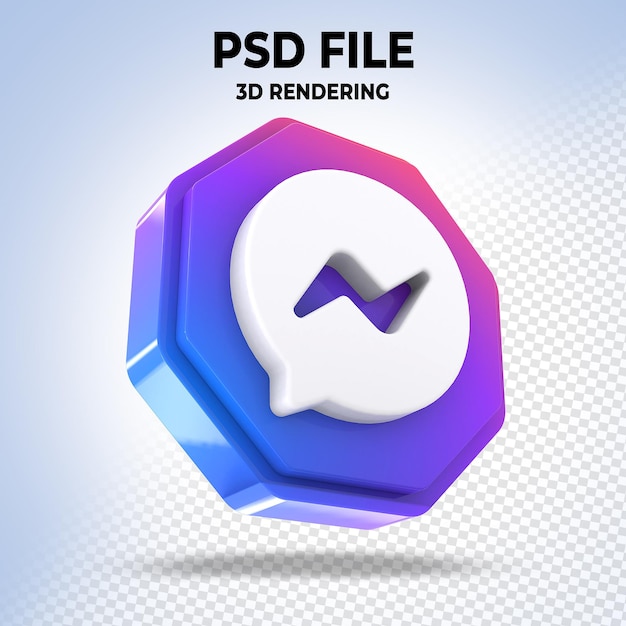 Logo de messager Style 3D