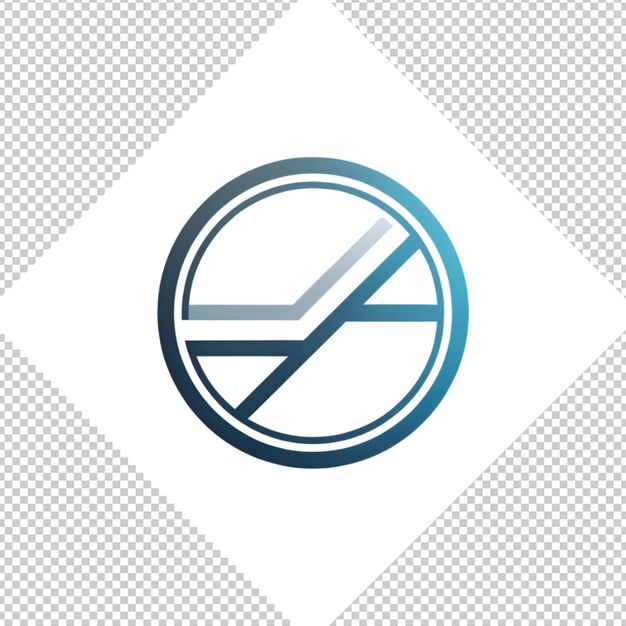 PSD logo minimaliste sur fond transparent