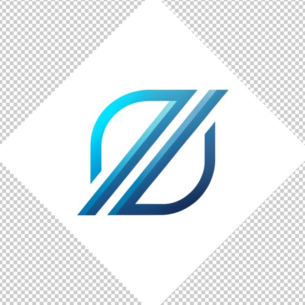 PSD logo minimaliste sur fond transparent