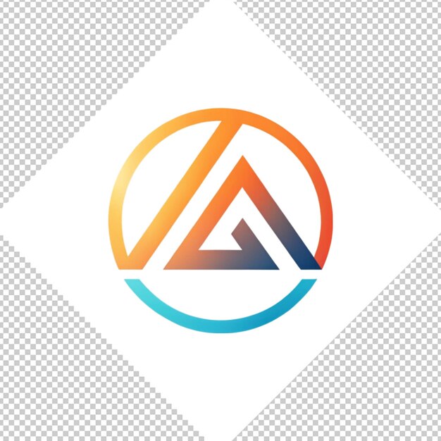 PSD logo minimaliste sur fond transparent