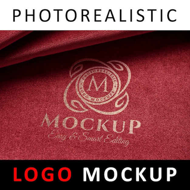 Logo Mock up - Serigrafia serigrafica su tessuto