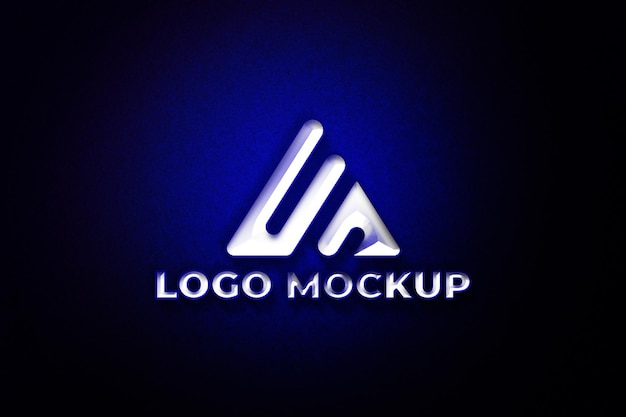 Logo-Mockup auf der Wand