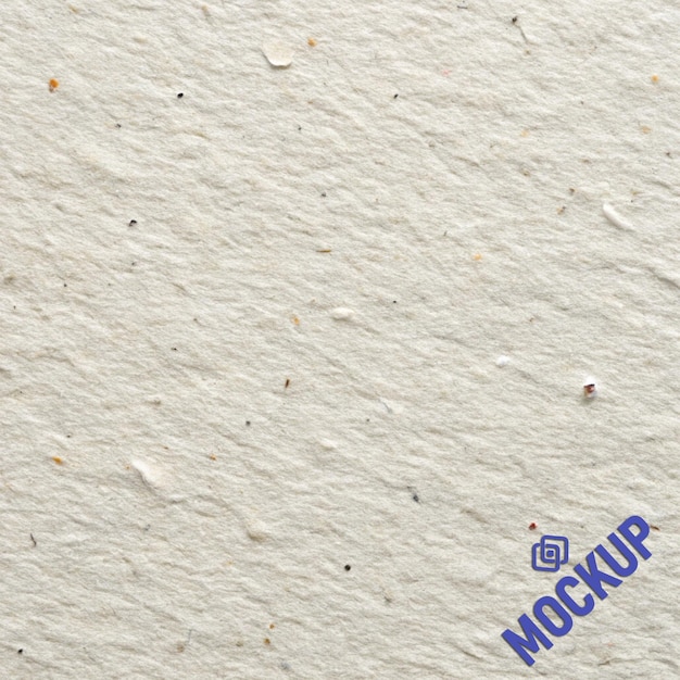 Logo-Mockup aus Recyclingpapier