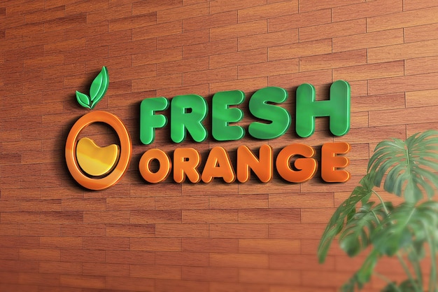 Logo-mockup-con-logo-3D-nel-muro
