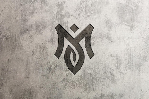 Logo-Mockup mit Emboss-Logo