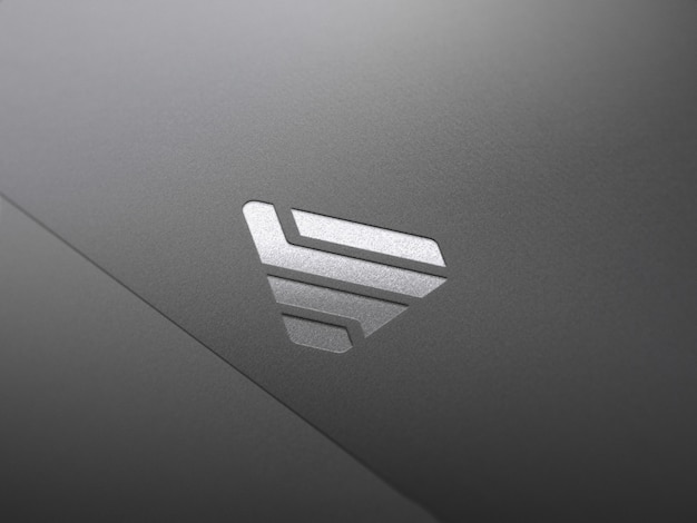 Logo mockup silber & gold