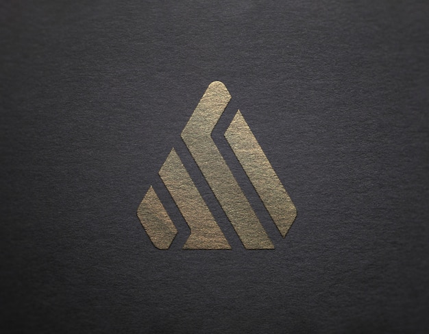 Logo Mockup Silver & Gold