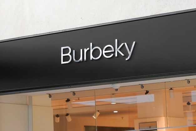 Logo Mockup Store Sign
