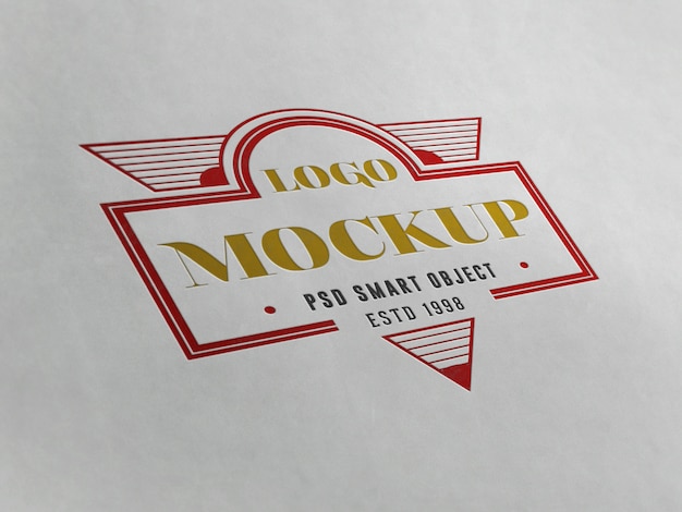 Logo Mockup su carta
