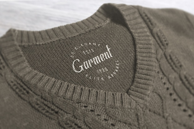 Logo mockup sweater