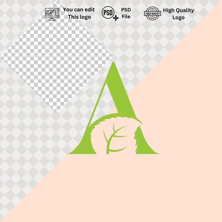 PSD logo moderno minimalista colorato a