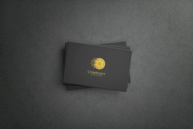 Logo noir design logo maquette icône carte de visite carte d'entreprise avec logo illustraion vecteur