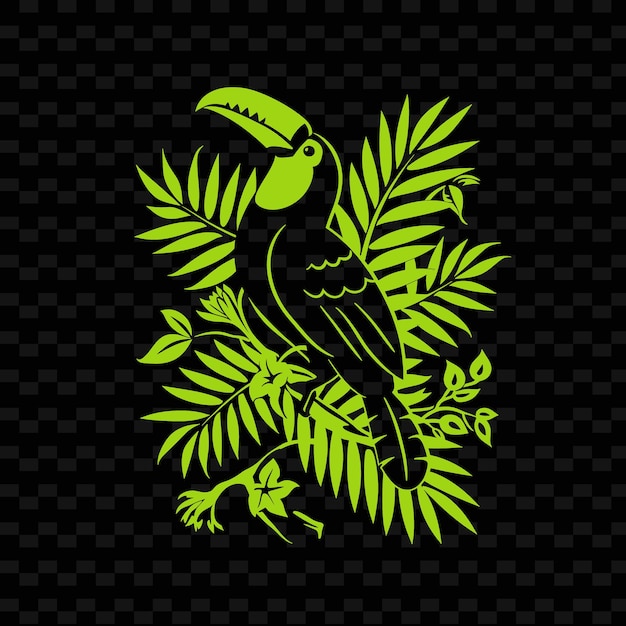 Logo De L'oiseau Exotique Du Paradis Avec Le Design Vectoriel Créatif De La Collection De La Nature De Decorati
