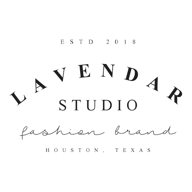 Logo préfabriqué minimal PSD
