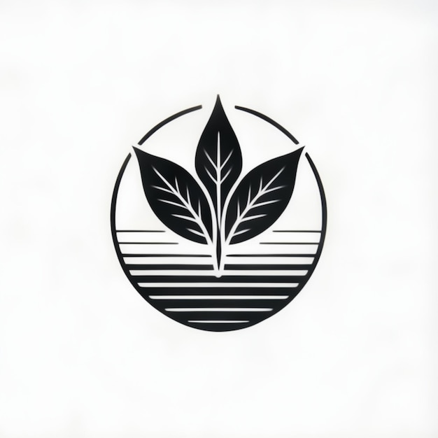 PSD un logo des produits de l'entreprise est imprimé sur un fond blanc