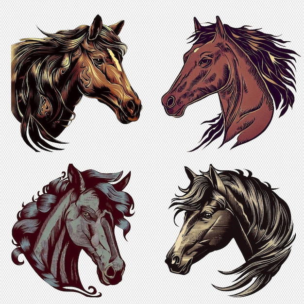 PSD logo tête de cheval