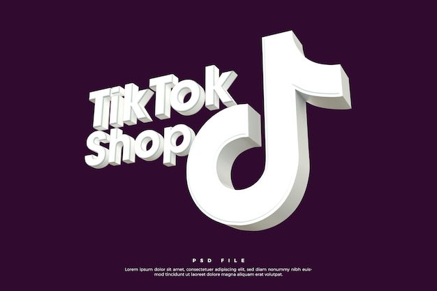 PSD logo-tiktok-shop