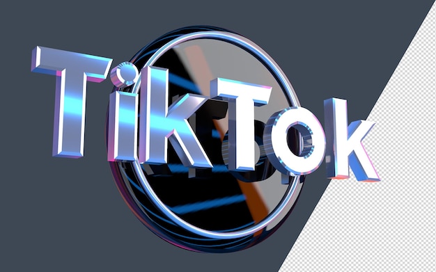 PSD logo tiktok