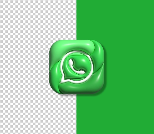 PSD logo vert et blanc avec le mot chat dessus