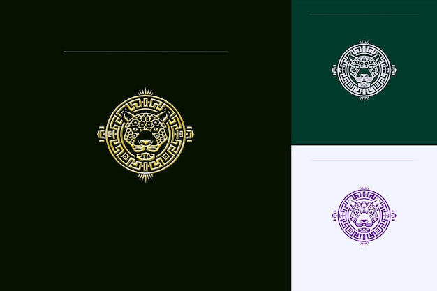 PSD un logo vert et or pour le palais royal