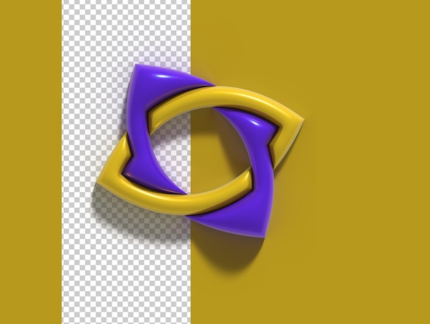 Logo Web Abstrait Typographique Psd Transparent