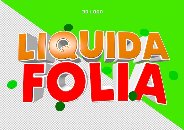 PSD logos em 3d