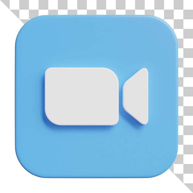 Logotipo 3D da mídia social