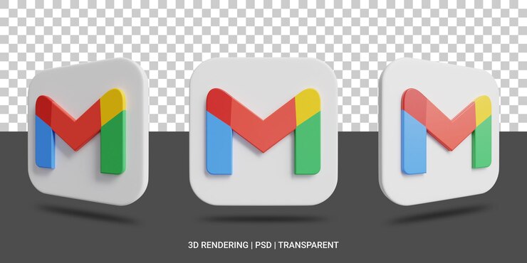 PSD logotipo 3d de aplicativos