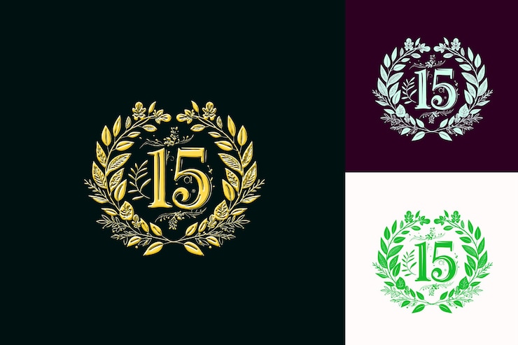 PSD el logotipo para el año del año