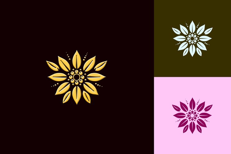 PSD logotipo de arándano maduro con hojas decorativas y una estrella brillante diseños vectoriales creativos y minimalistas