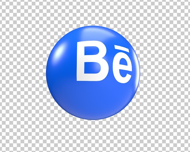 logotipo de behance 3d