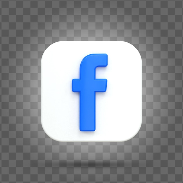 Logotipo brillante colorido de facebook y diseño de iconos de redes sociales