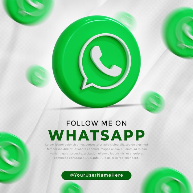 Logotipo brillante de WhatsApp e íconos de redes sociales Historia