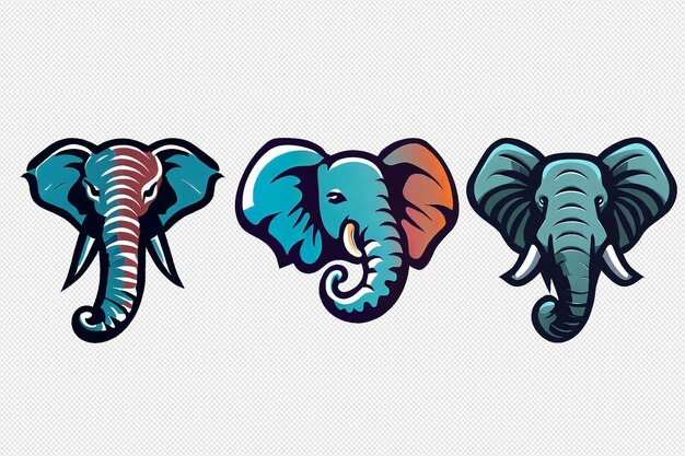 Logotipo de cabeza de elefante