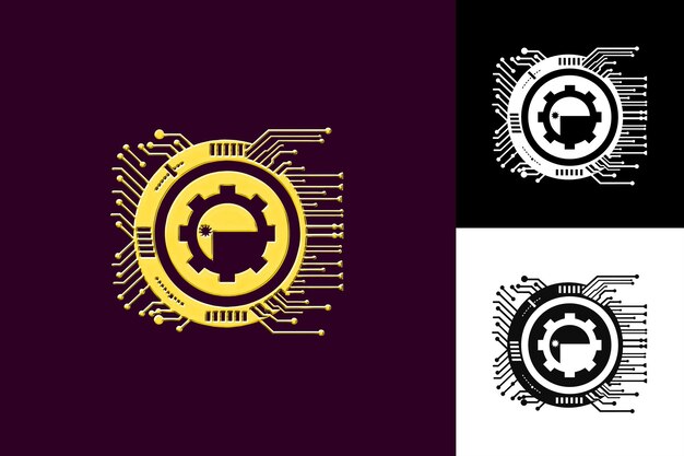 un logotipo con un círculo amarillo y un fondo negro con un logotipo que dice quot a quot x quot