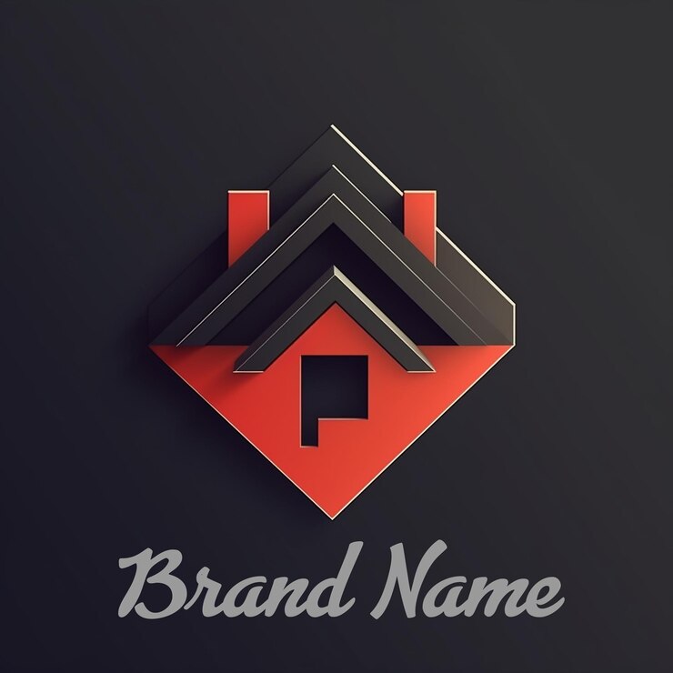 PSD logotipo de construcción_logotipo de casa_logotipo de inicio diseño_logotipo de casa_logotipo de bienes raíces