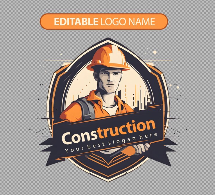 PSD logotipo del constructor