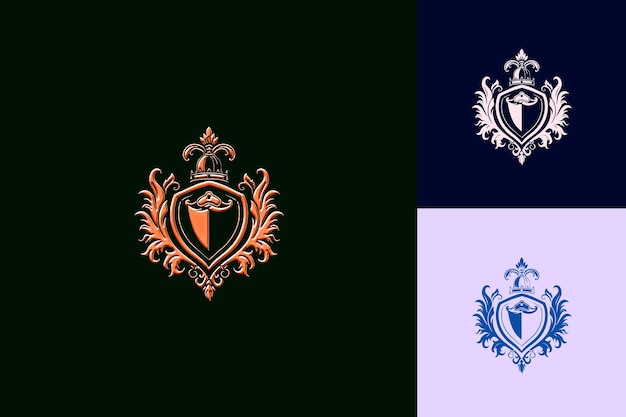 PSD el logotipo de la corona y la corona