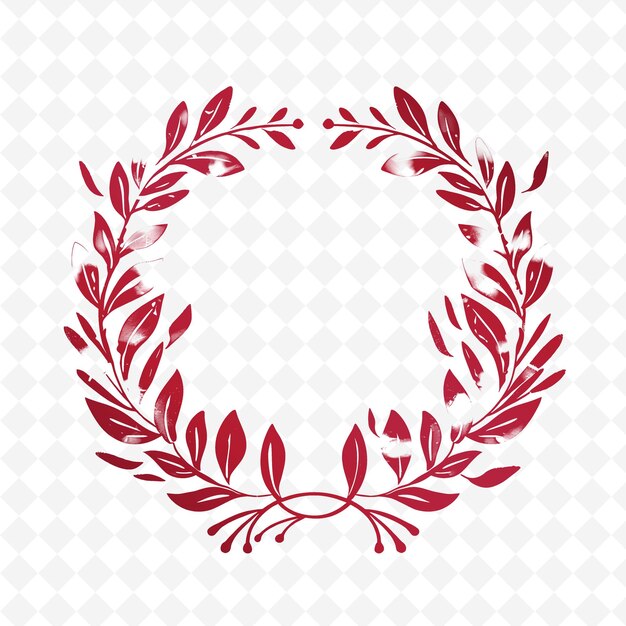 PSD logotipo de la cresta de la corona de lavanda con intrincados patrones de hojas y colecciones de diseño vectorial de hierbas naturales