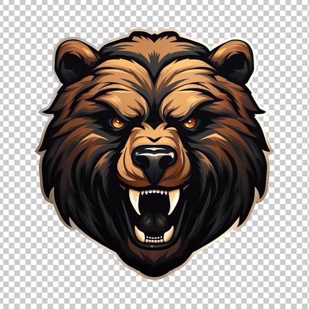 Logotipo da mascote do urso